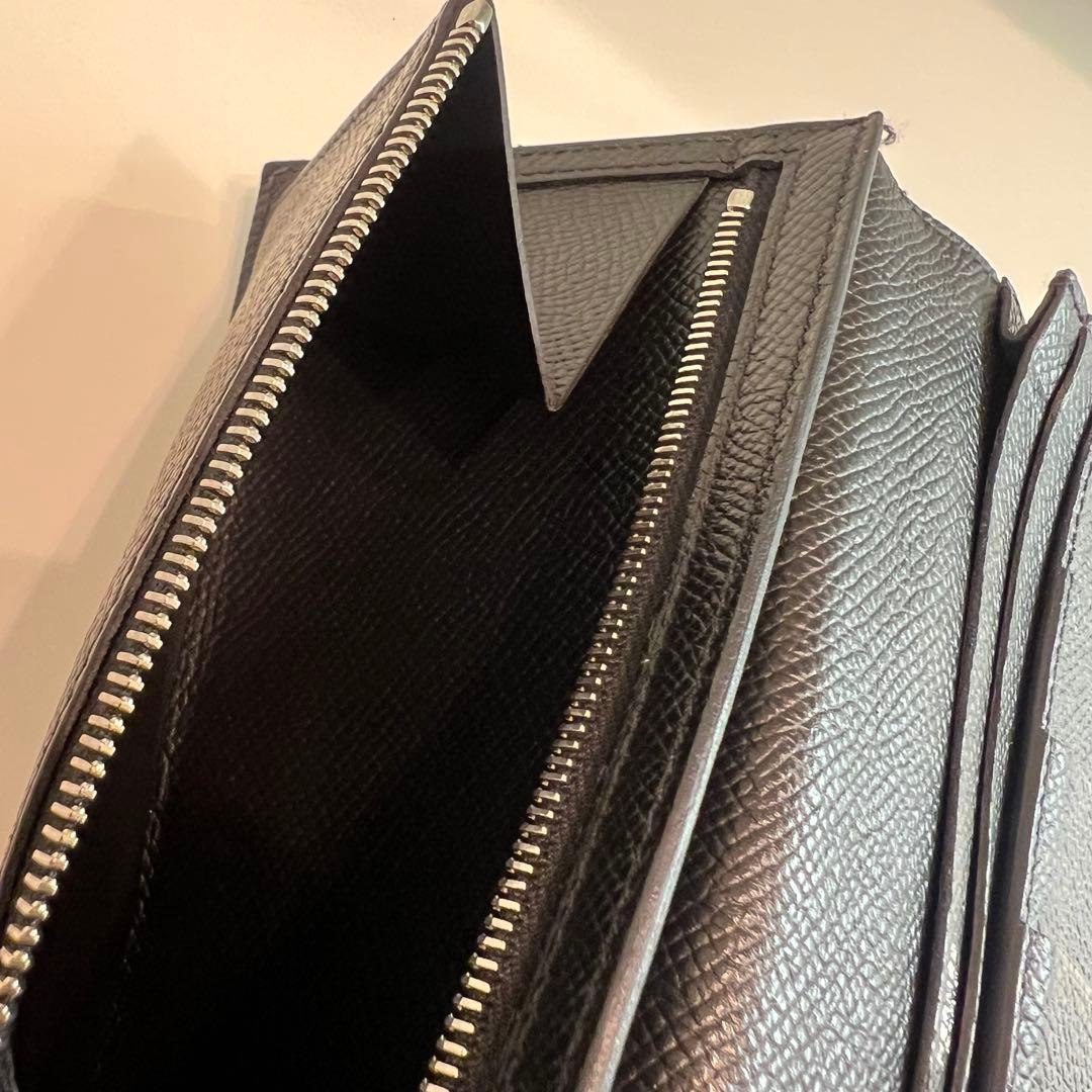 HERMES ベアンスフレ 長財布 黒