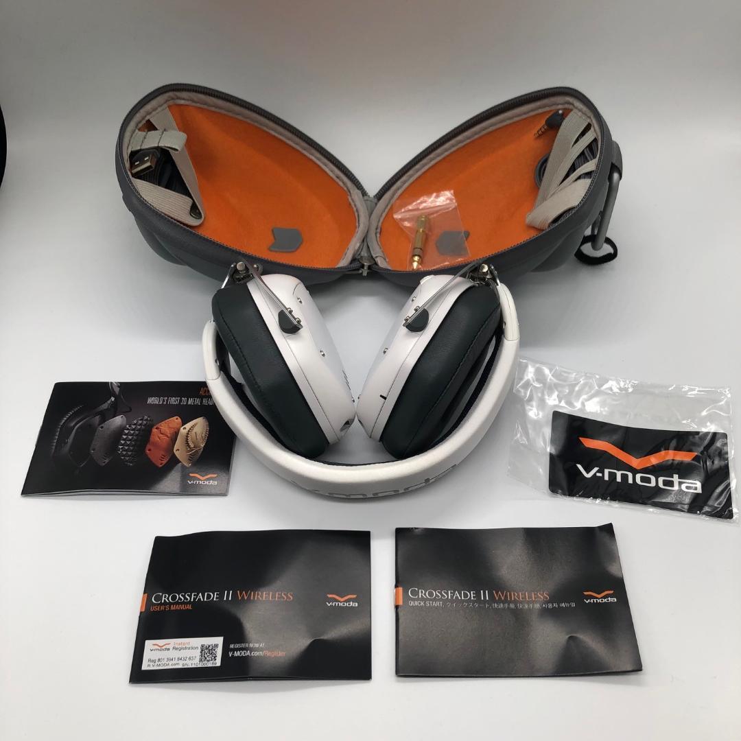 美品 V-moda CROSSFADE II ヘッドフォン ホワイト 動作確認済