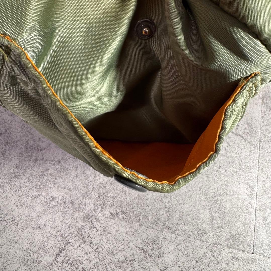 【廃盤希少カラー】ポーター　タンカー　ミニボストンバック　セージグリーン　y2k