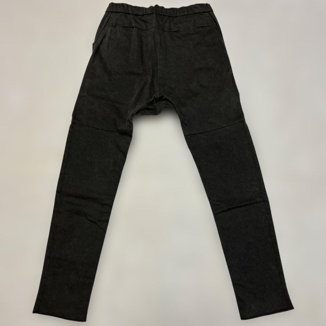 RIPVANWINKLE 4 コーティングサルエルパンツ オリーブ ストレッチ