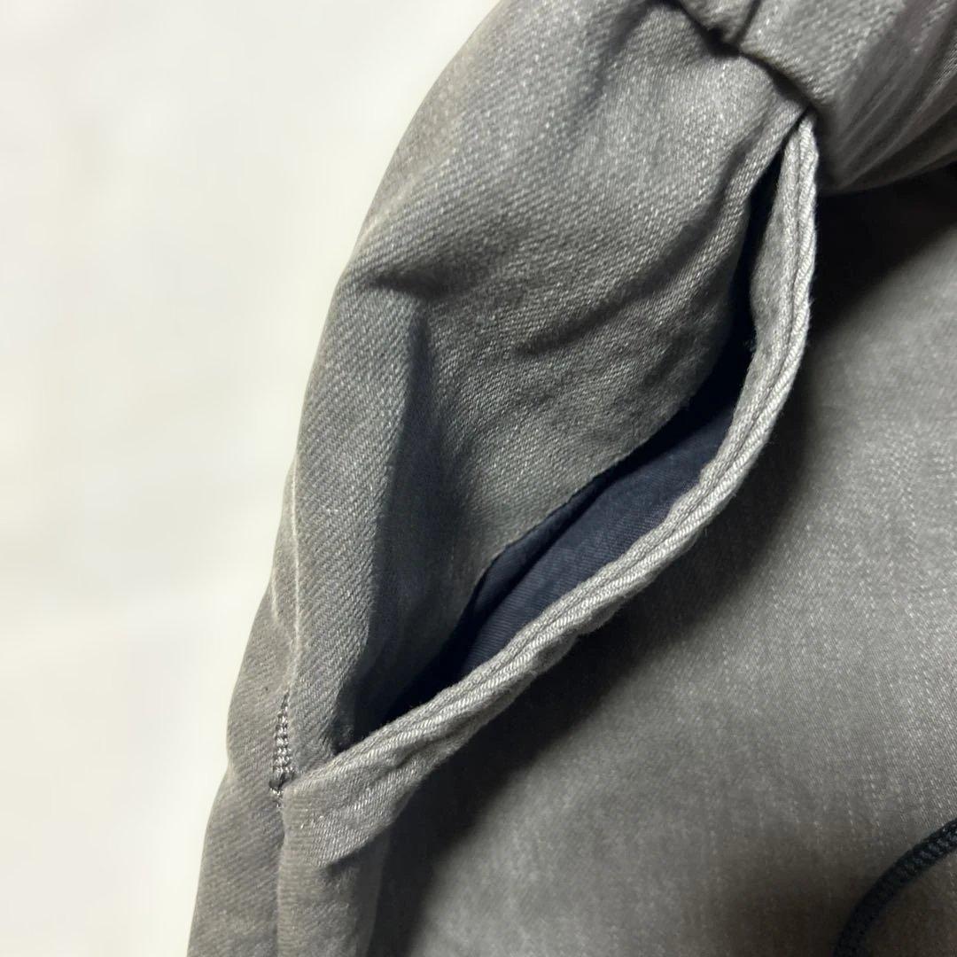 RIPVANWINKLE 4 コーティングサルエルパンツ オリーブ ストレッチ