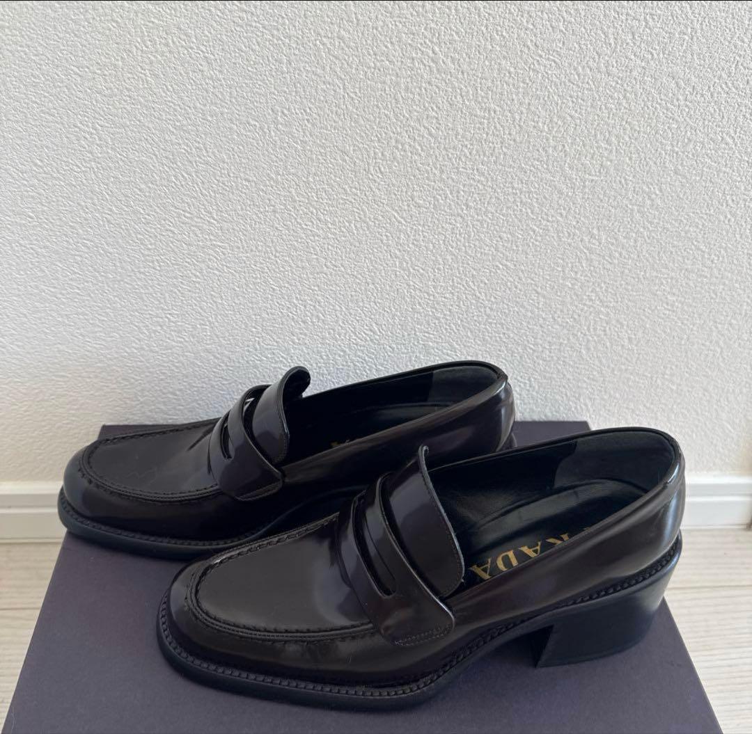 [専用]PRADAプラダヒールローファー34