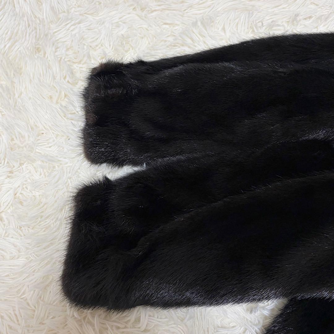 ミンク　リアルファー　コート　11号　茶　まとめ　L サファイア　ムーンバット