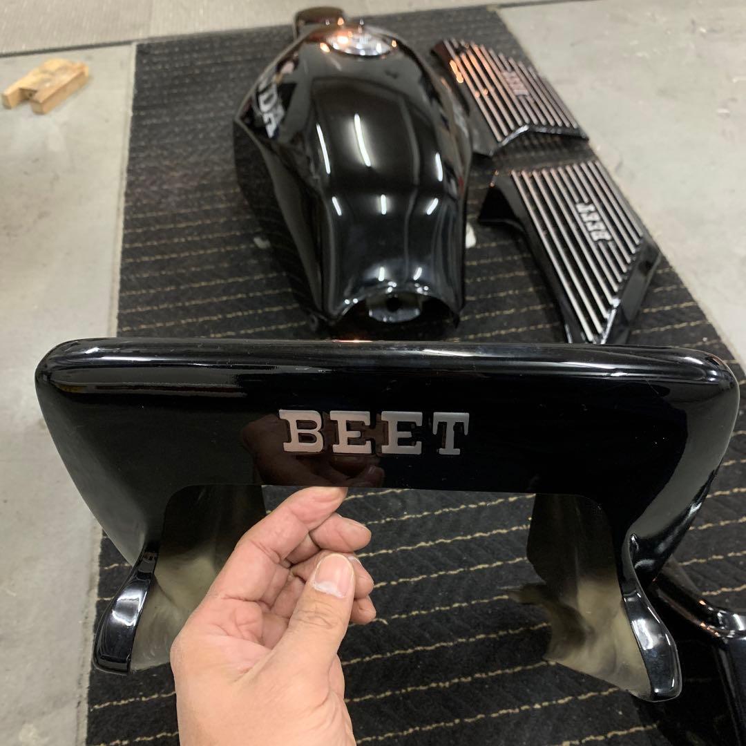 K.NAOCBX400F 500F 外装一式　ソリッド黒　ビート　BEET