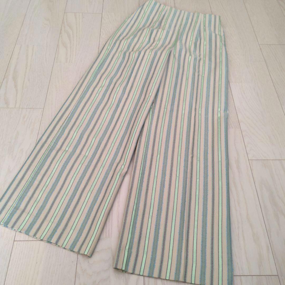 COLORFUL STRIPE SHIRT TOP＆PANTS　セットアップ