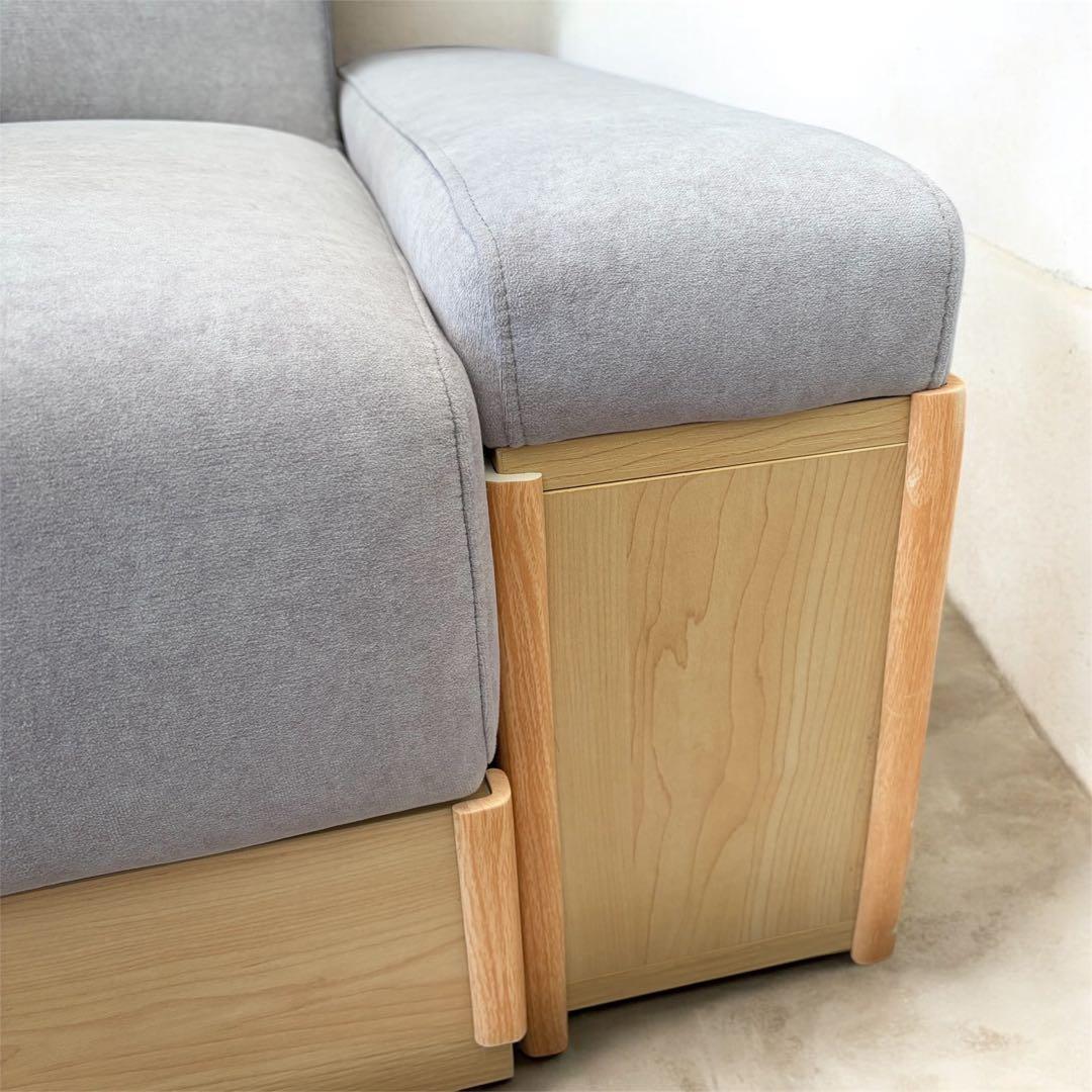 【SlimShady】モダンデコ ソファー 収納付き ソファーベッド