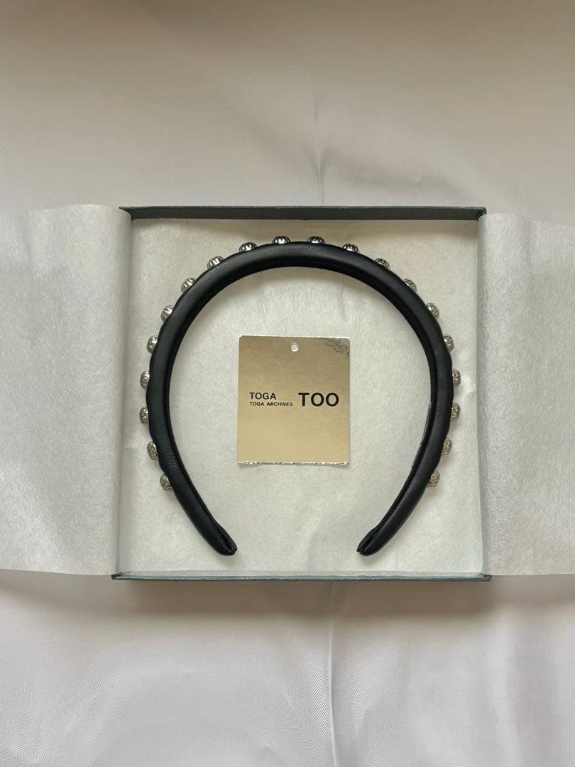 TOGA Leather headband 3 トーガ カチューシャ
