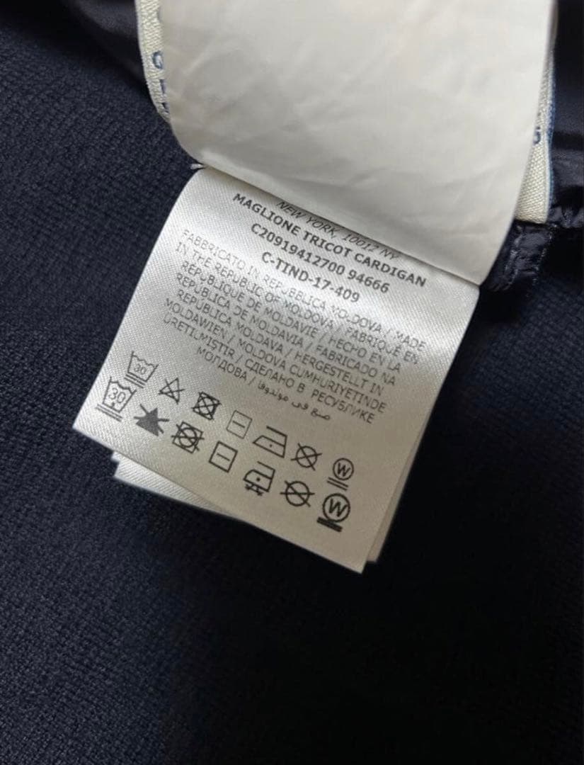 ★モンクレール　ハイブリッドダウンニット　M　ダークネイビー　美品　正規品★