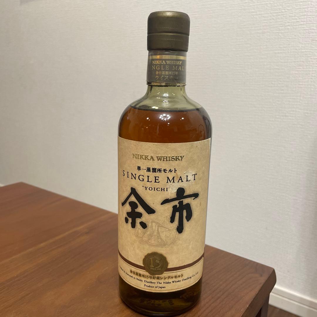 ニッカウイスキー　余市15年　単一蒸溜所モルト　未開封(1)