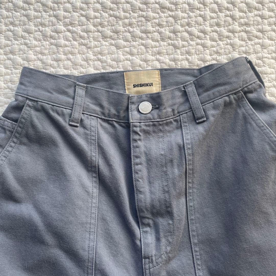 SHISHIKUI Painter pants FADED BLUE　シシクイ