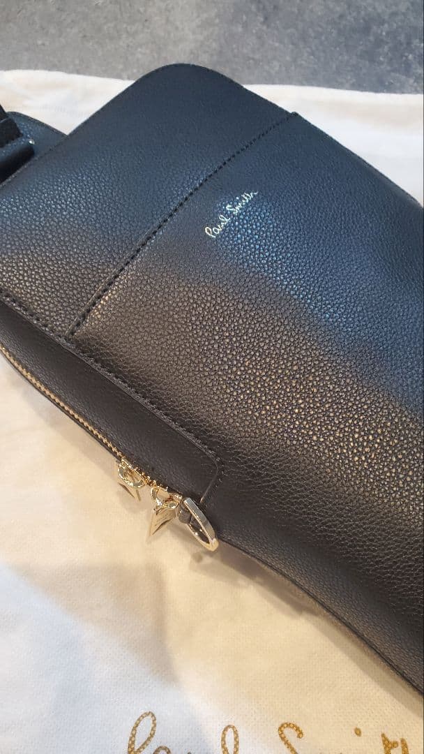 y*4様 Paul Smith 黒 レザー ショルダーバッグ