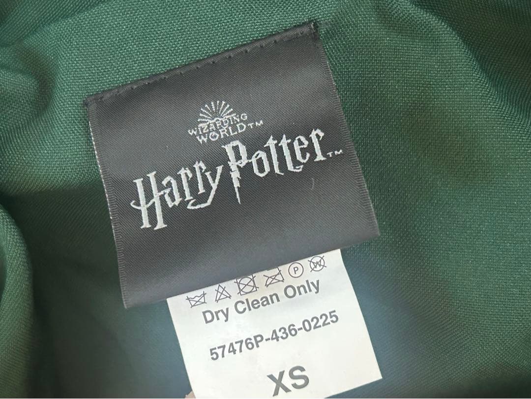 ハリー・ポッター スタジオツアー 公式 ローブ スリザリン XS セット