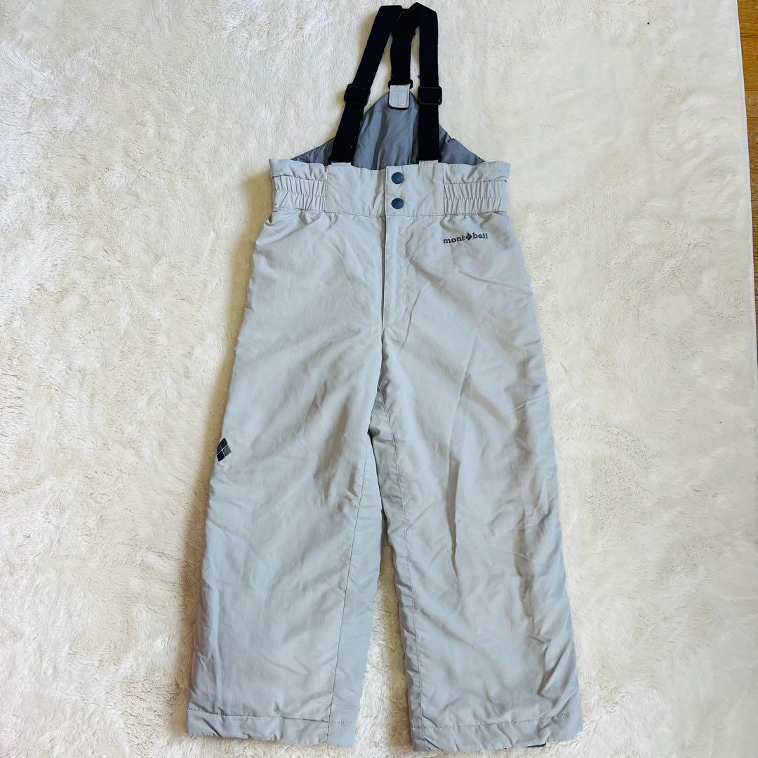 【美品✨】モンベル　mont-bell スキーウェア上下セット130 120 赤