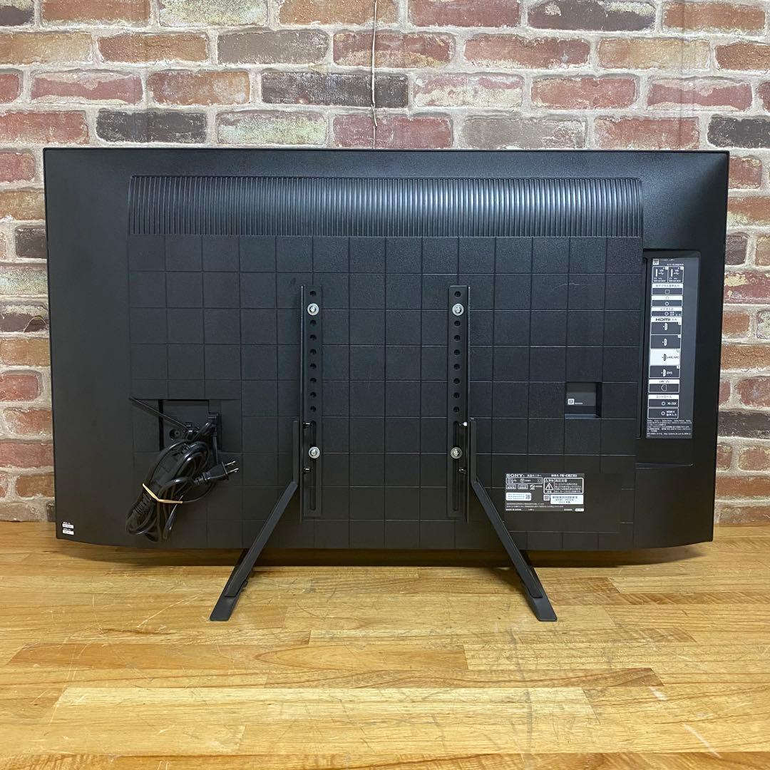 SONY 43V型 4K チューナーレス 液晶テレビ BRAVIA 動画アプリ○