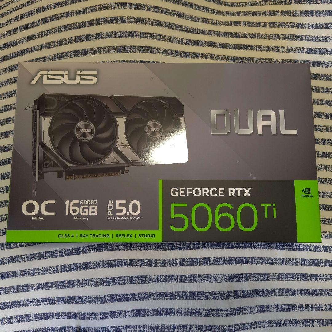 グラフィックボード・グラボ・ビデオカード ASUS GeForce RTX 5060 Ti 16GB OC Edition