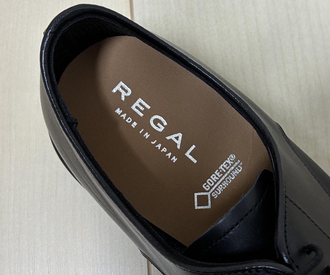 新品 リーガル 04VR プレーントゥ シューズ GORE-TEX 25cm