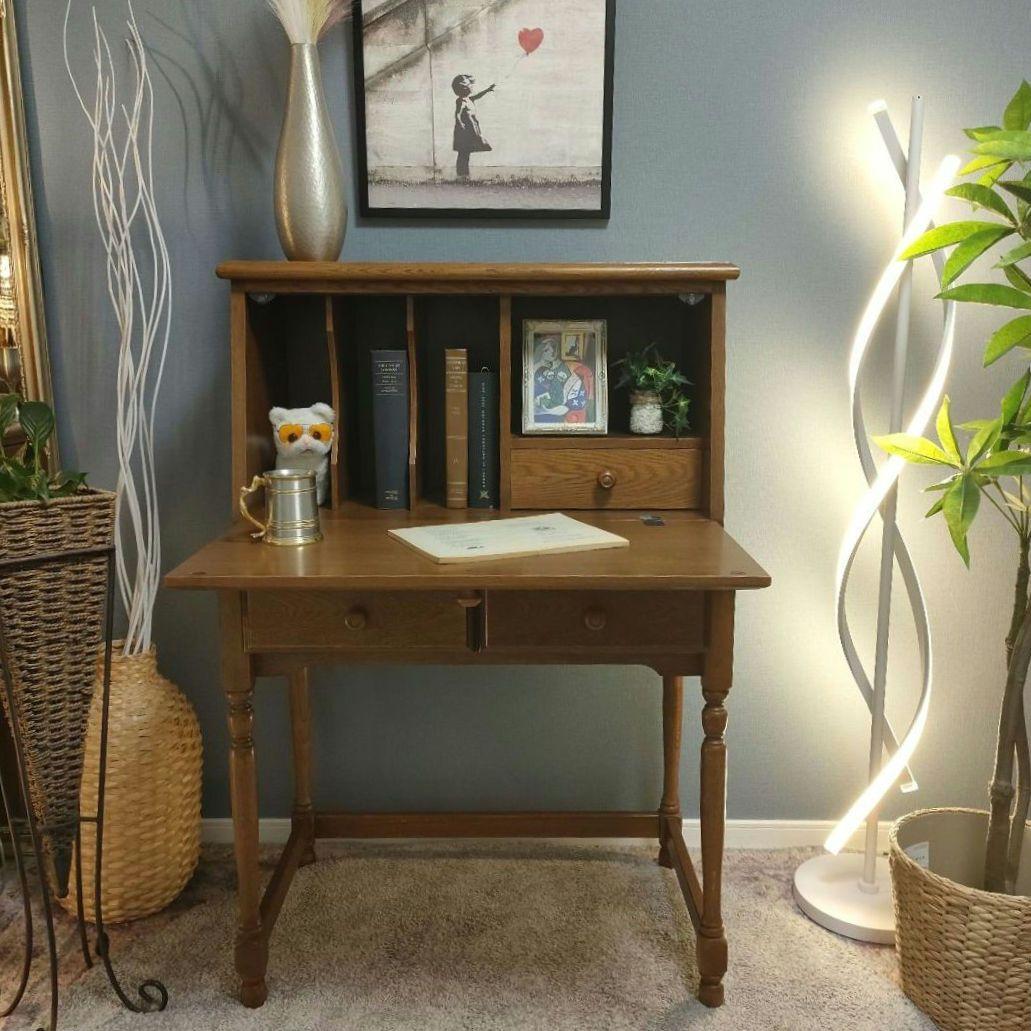 ヴィンテージライティングビューロー 英国クラシック 昭和レトロデスク