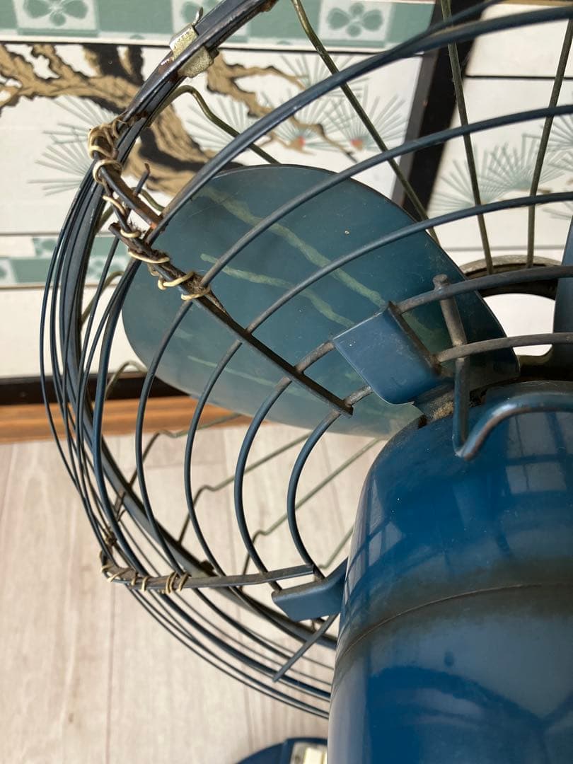 希少 FUJIDENKI レトロ 扇風機 サイレントファン アンティーク 稼動品