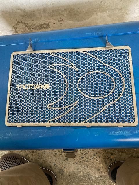 ZRX1200DAEG用 K-FACTORY ラジエターコアガード 中古