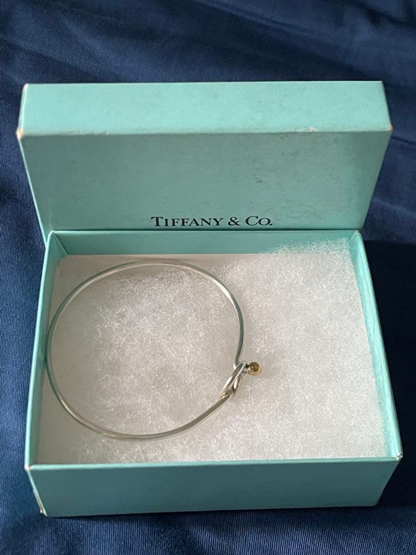 ティファニー バングル 925×750 ゴールド 18K ブレスレット 箱付