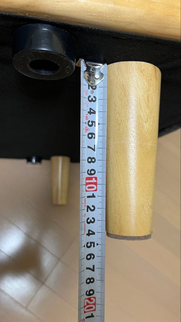 グレー ファブリック 2人掛けソファ