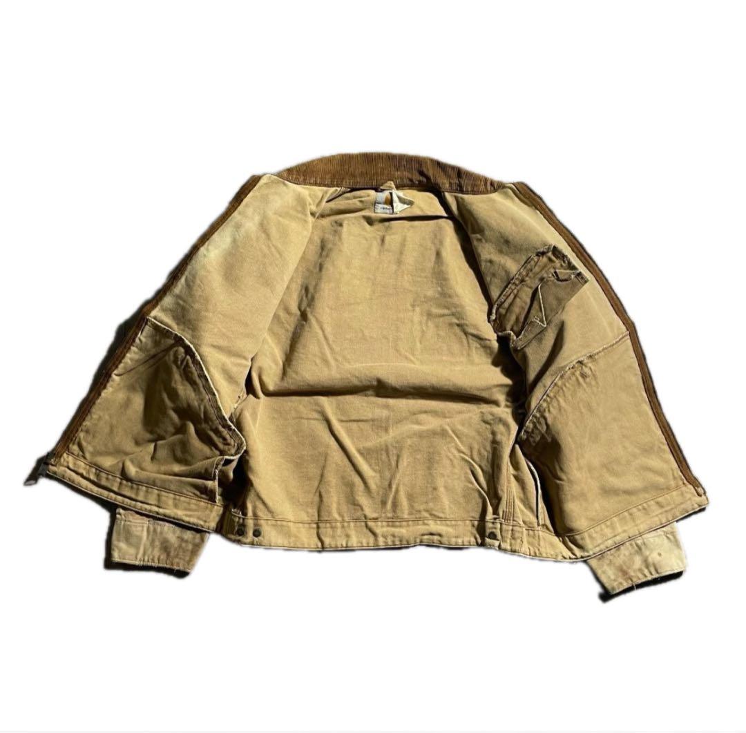 襤褸 80s 星タグ USA製 ブラウン カーハート デトロイトジャケット M