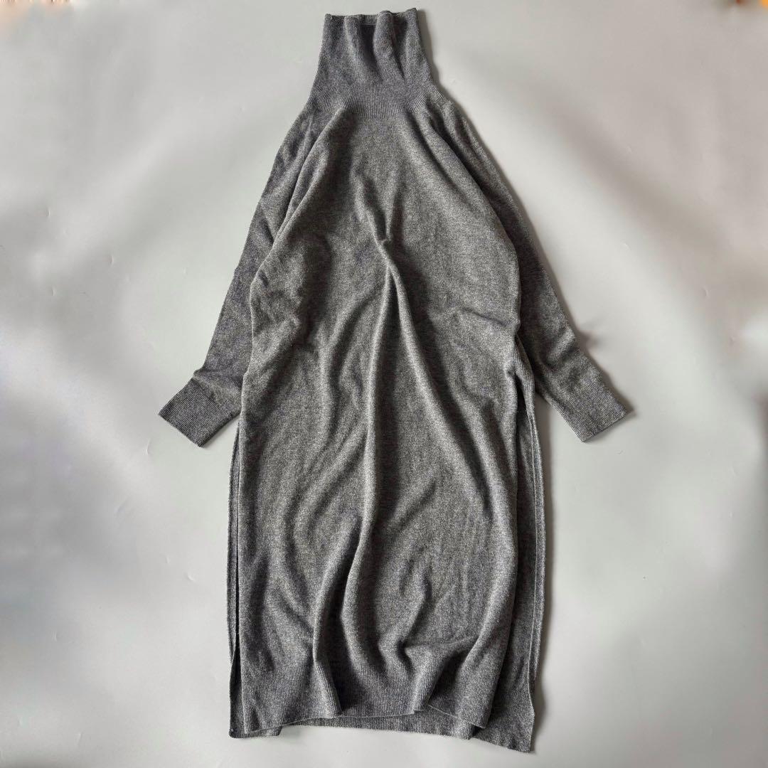 MUSE ドゥーズィエムクラス ウール100 ニットワンピース　タートル