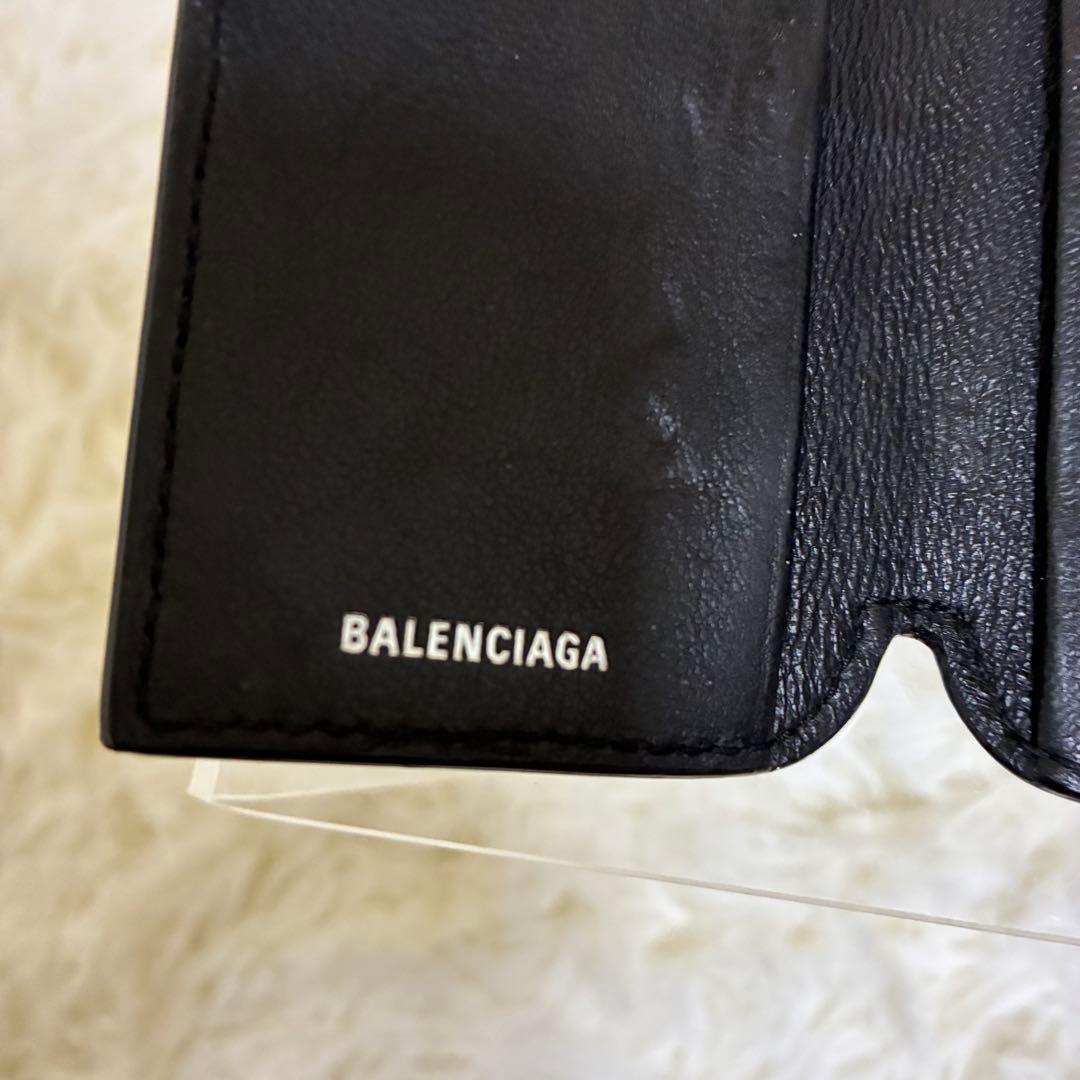 美品✨BALENCIAGA キーケース　６連　ブラック　ゴールド　cash 箱