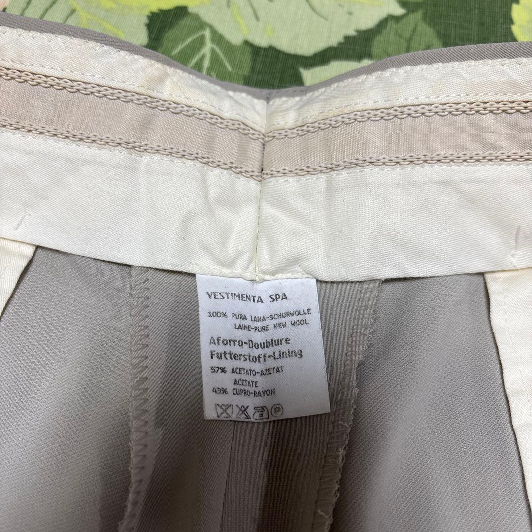 美品【値下げOK】GIORGIO ARMANI ワイドスラックス　イタリア製