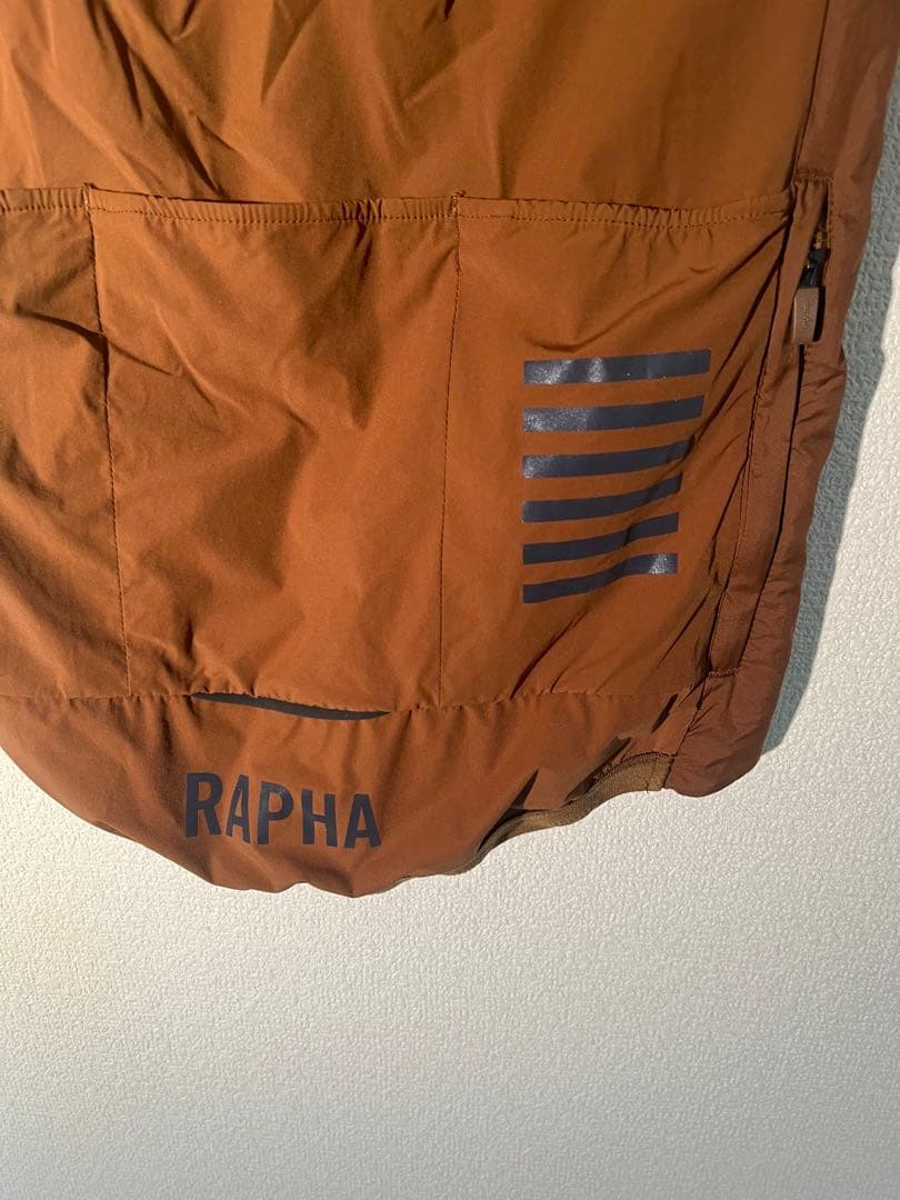 RAPHA プロチーム　インシュレーテッドジレ　 暖かい通気性高強度ゆるポタ