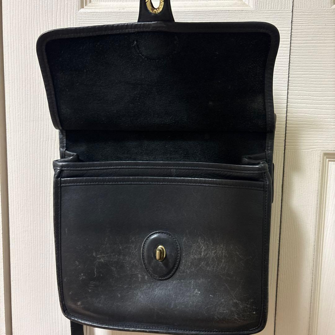 old coach ショルダーバック　レザー