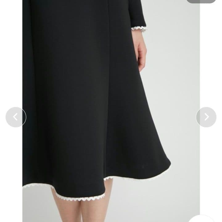 【タグ付】卒業式入学式　セレモニー　レース切替ポンチワンピース　36