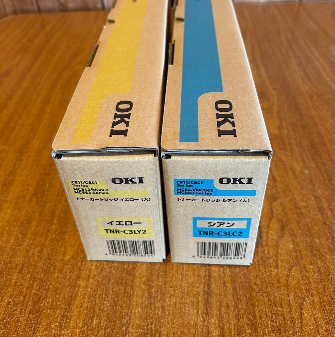 OKI 新品TNR-C3LC2.LY2大容量 2個セット