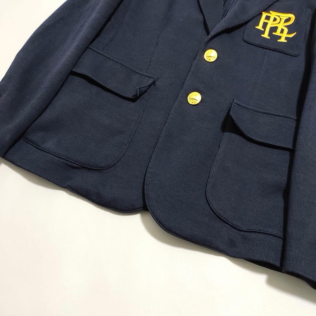 ポロラルフローレン　紺ブレ　金ボタン　ロゴ刺繍　ネイビー　2