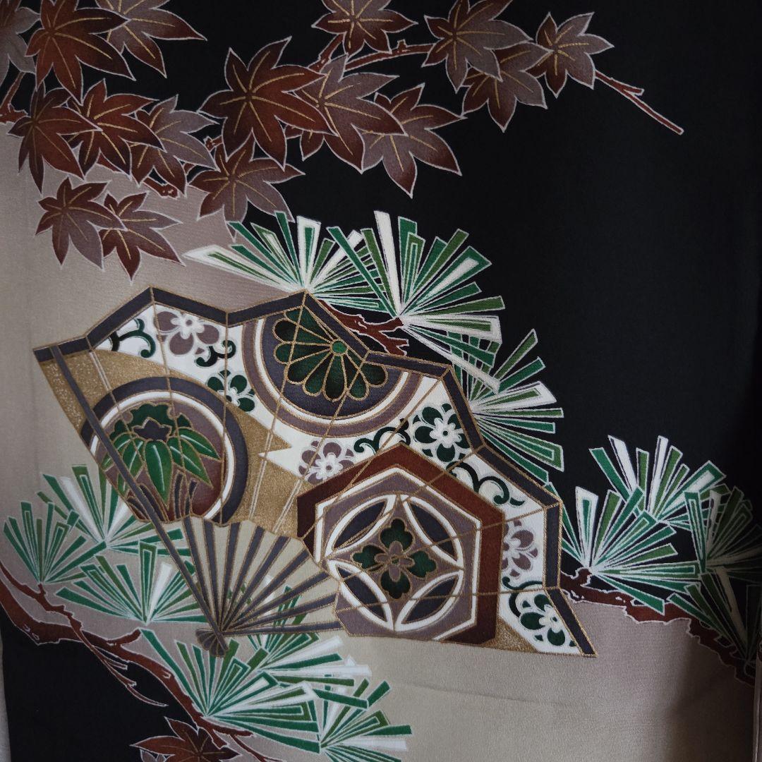 hana　1-17 正絹　男の子お祝い着物　長襦袢付き　産着　七五三　逸品