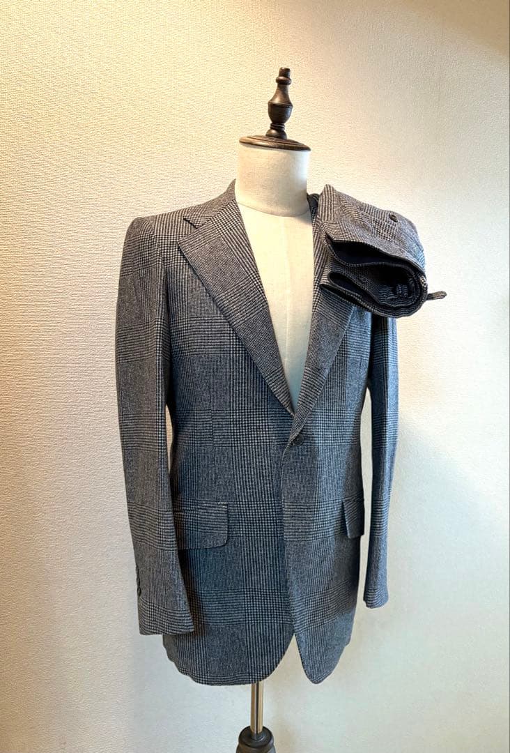 CANONICO製サキソニー生地使用　オーダーセットアップ