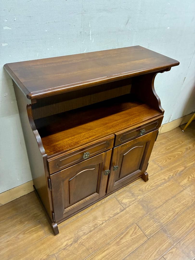 管376☆カリモク☆karimoku☆コロニアルシリーズ☆キャビネット☆電話台