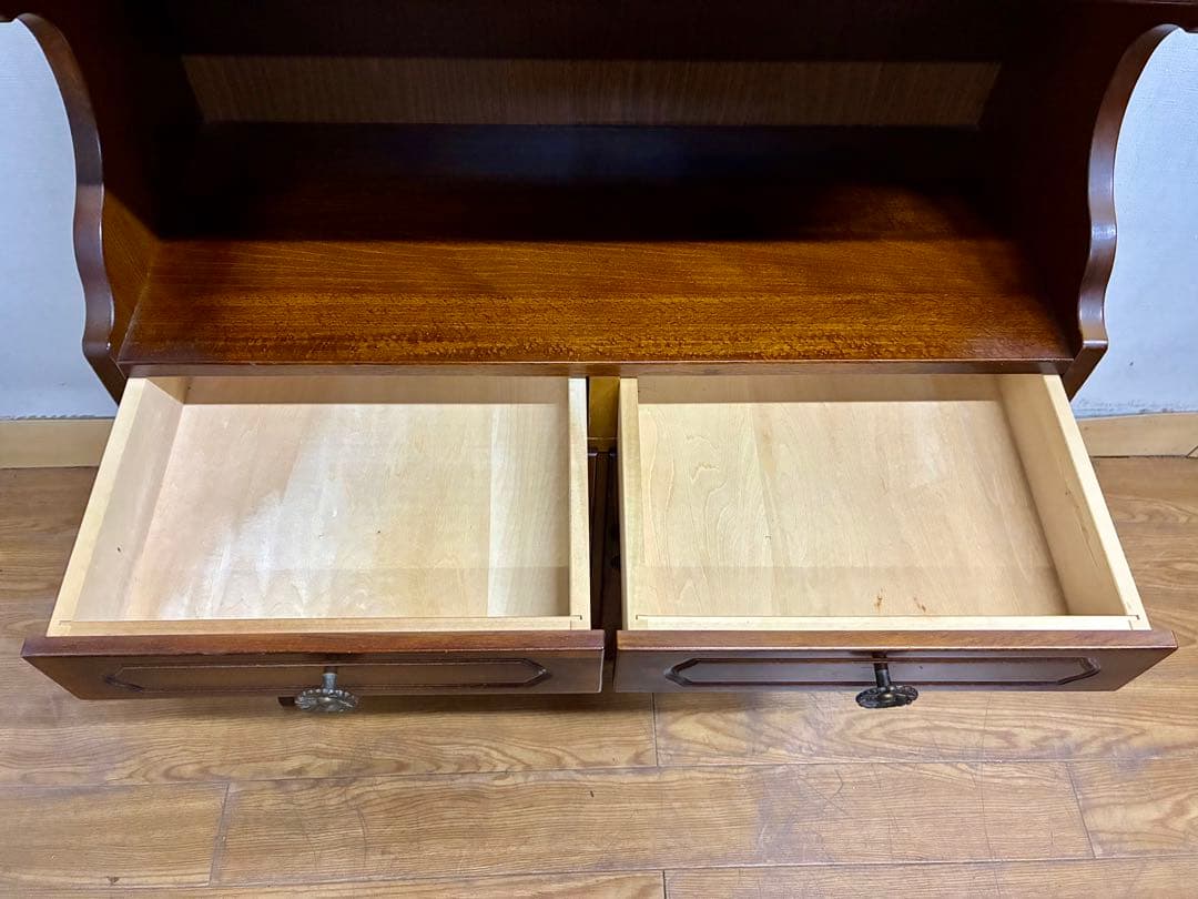 管376☆カリモク☆karimoku☆コロニアルシリーズ☆キャビネット☆電話台