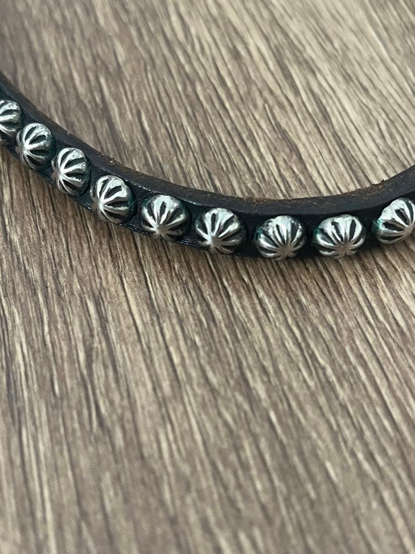 HTC スタッズ レザーウォレットチェーン