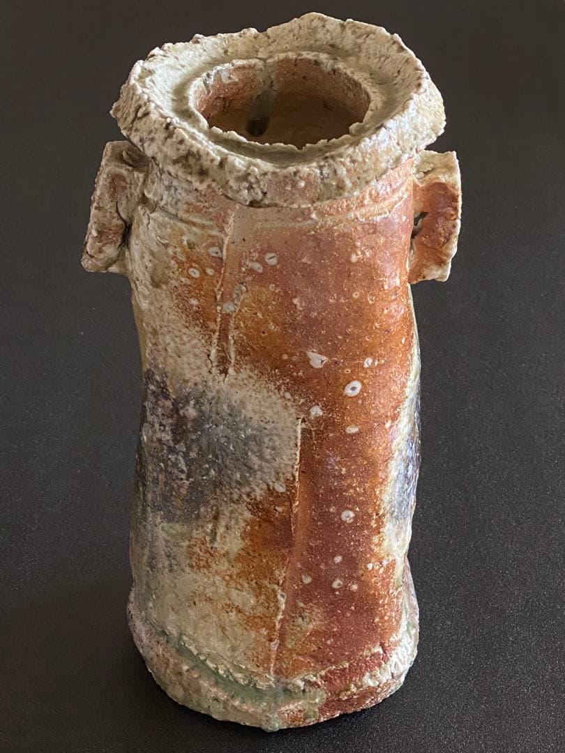 信楽焼　花瓶　花器　花入　井村侊生　N12