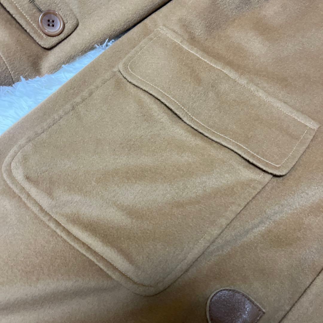 【最高級】カシミヤ100% ダッフルコート ベージュ L オーバーサイズ