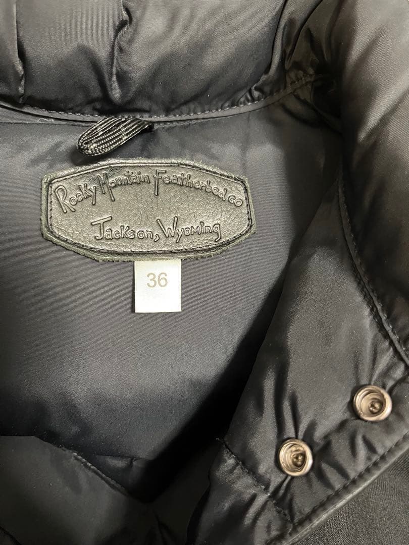 Rocky Mountain Featherbed ダウンベスト 36ブラック