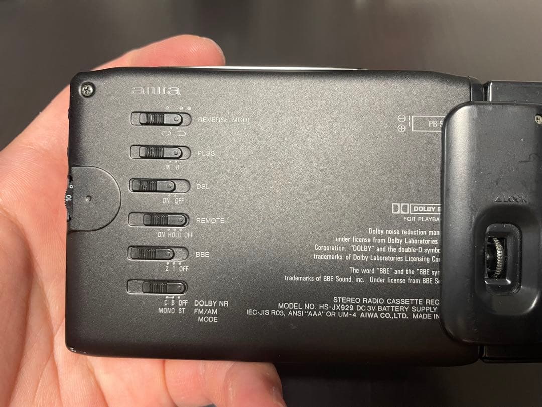 aiwaカセットレコーダーHS-JX929 現状品 動作確認済み