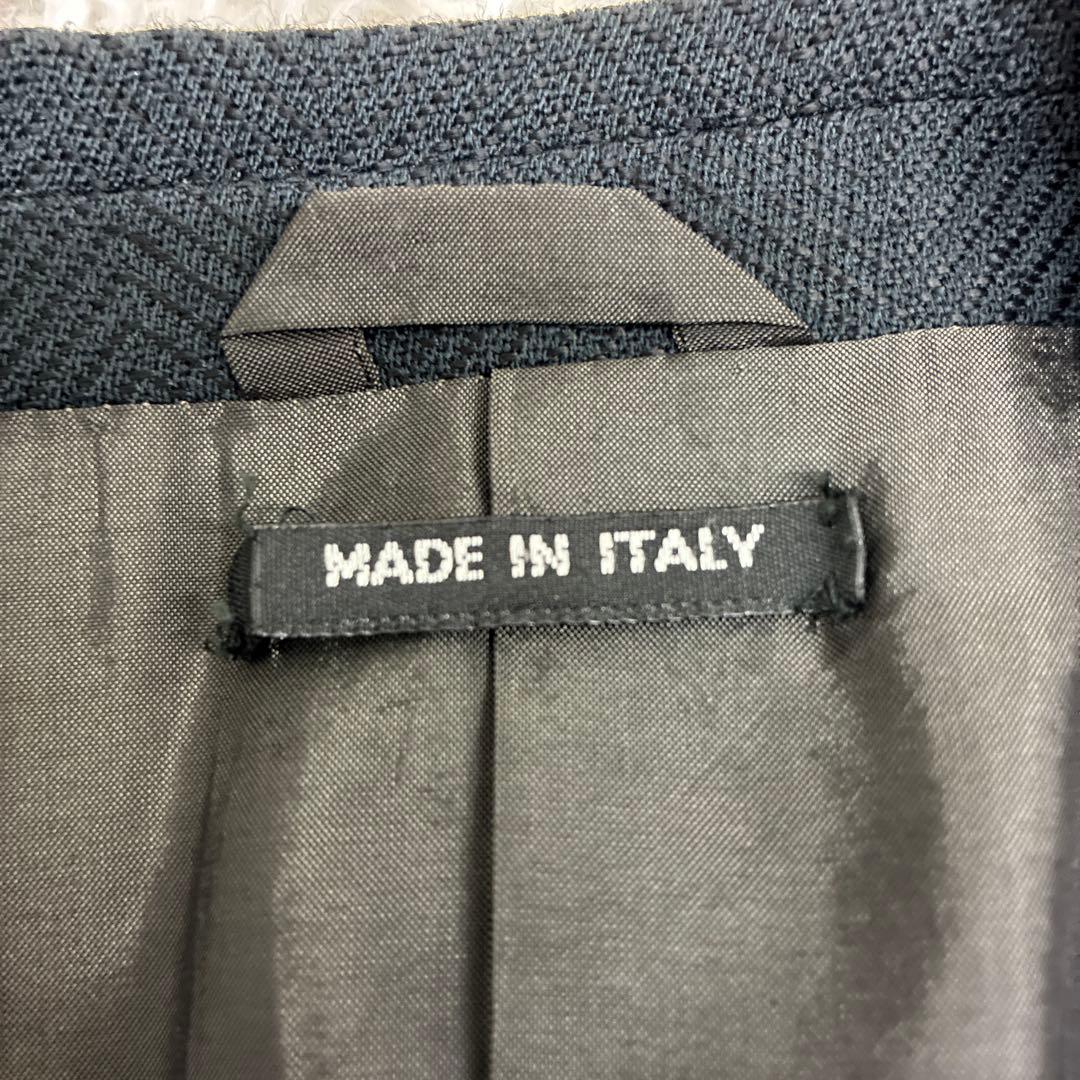 GIORGIO ARMANI ヘリンボーン　黒タグ　80s 90s ダブルスーツ