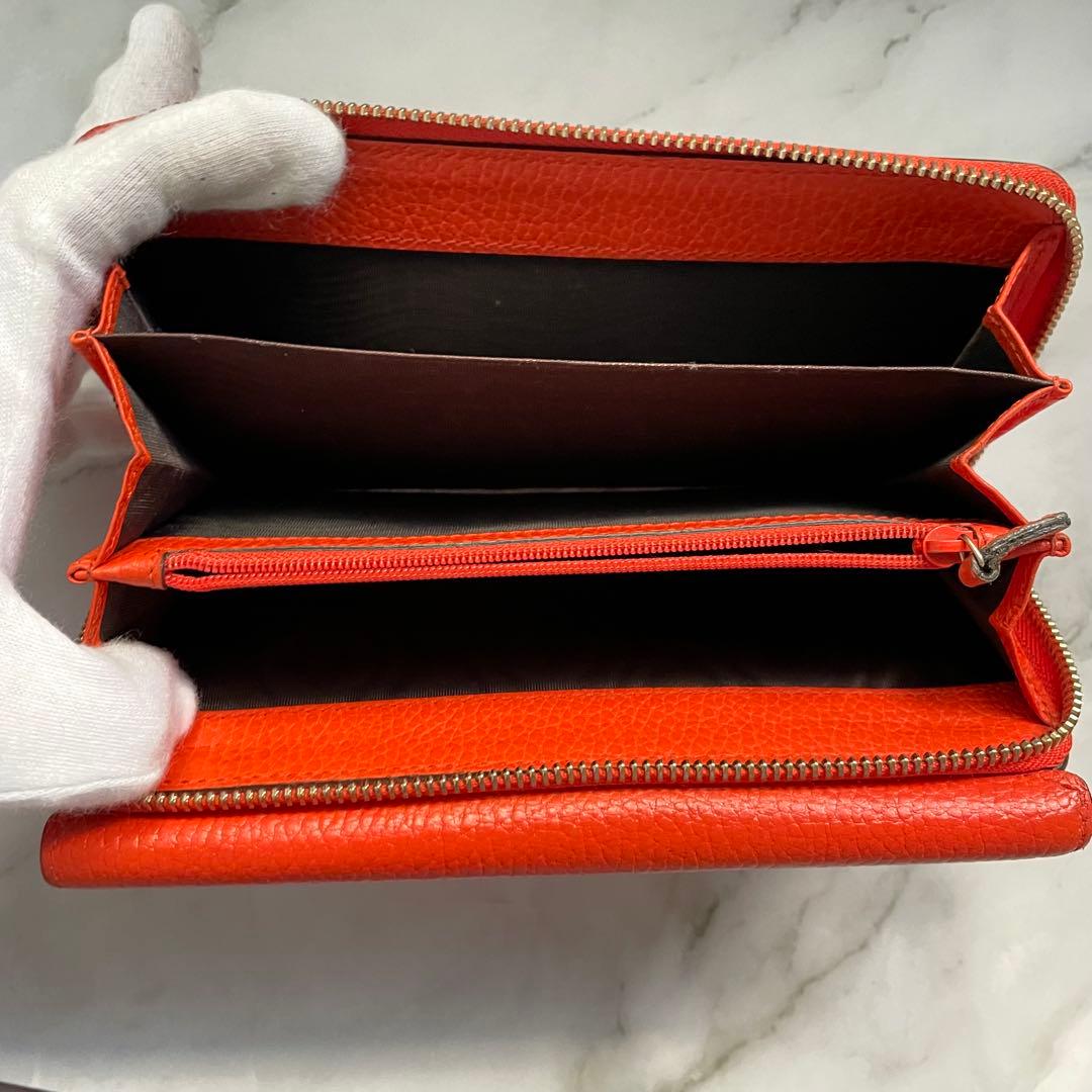 グッチ　GUCCI 財布　長財布　GG ラウンドファスナー　0107-⑤