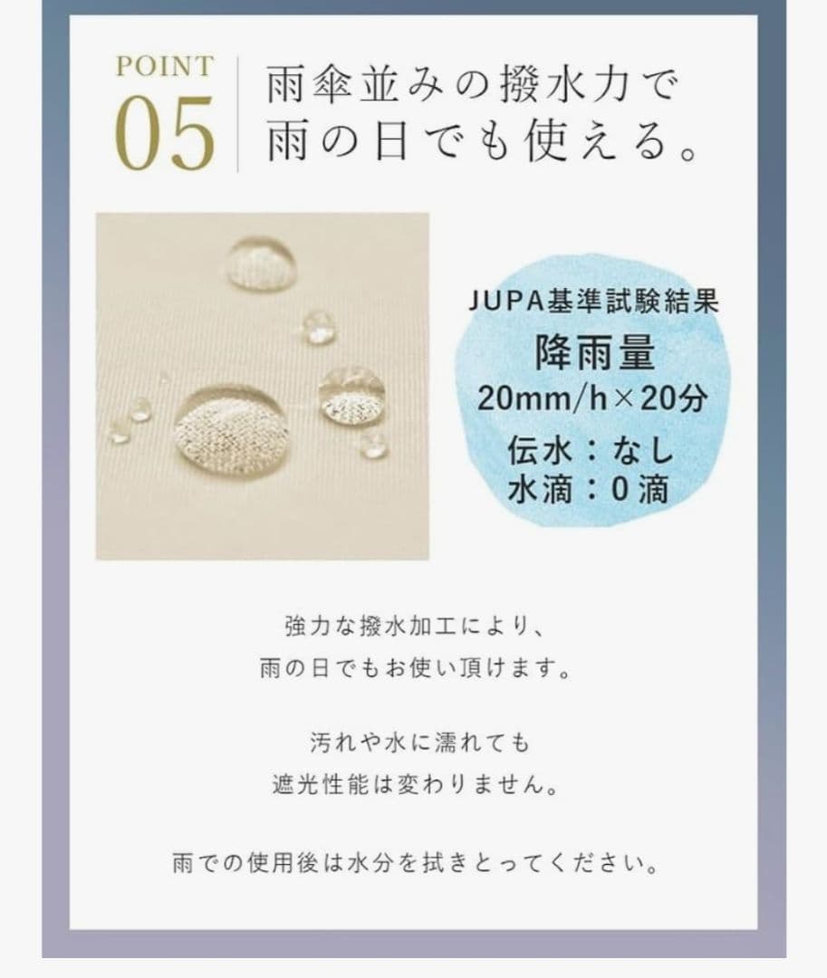 完全遮光日傘 芦屋ロサブラン ショートサイズ UV 遮光 遮熱 50cm