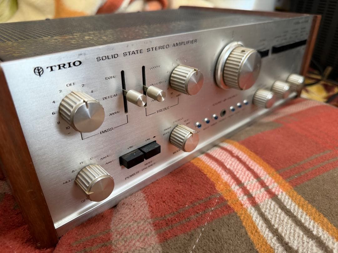 ジャンク品　トリオ　ka-7002 プリメインアンプ