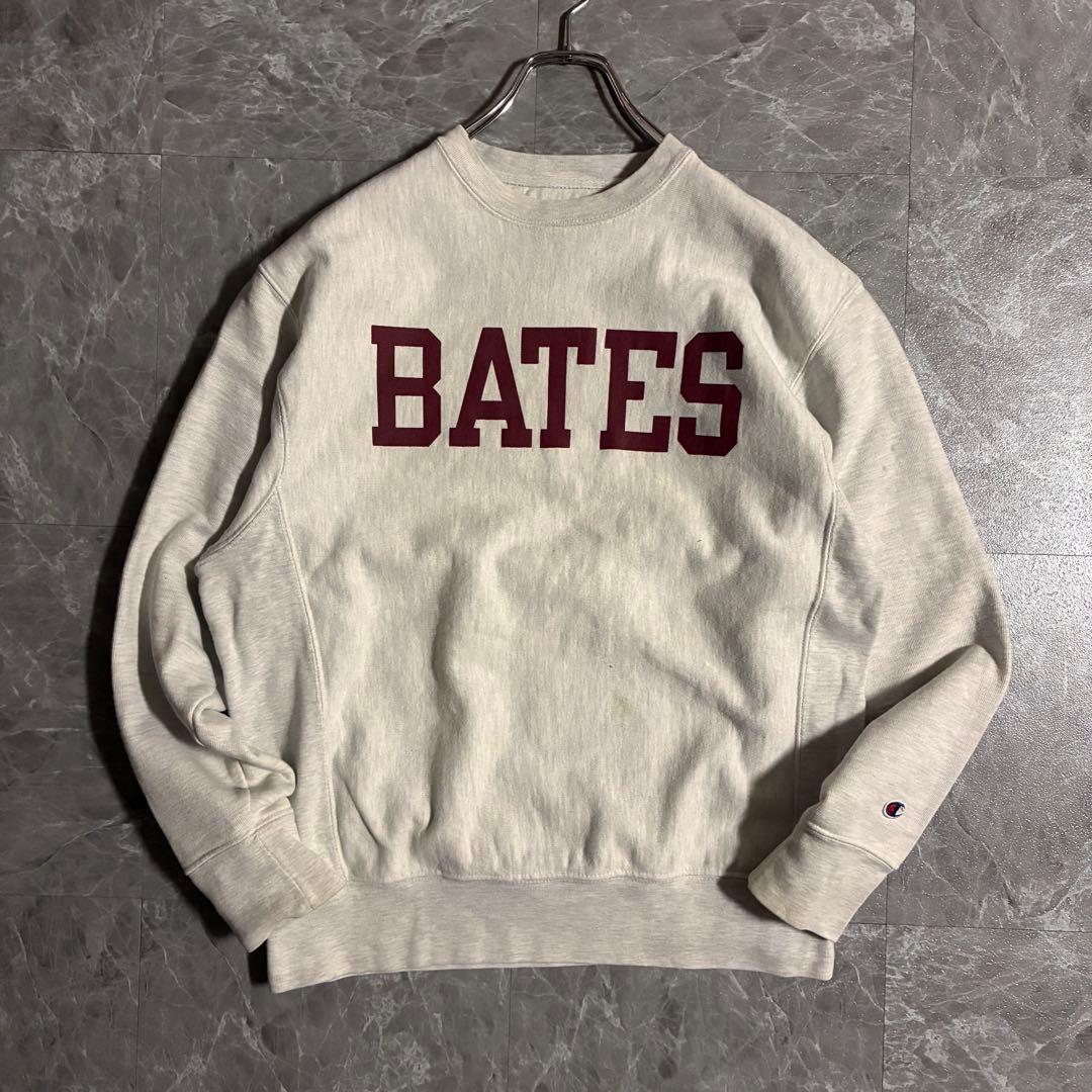 00s Champion リバースウィーブ カレッジロゴプリント スウェット M