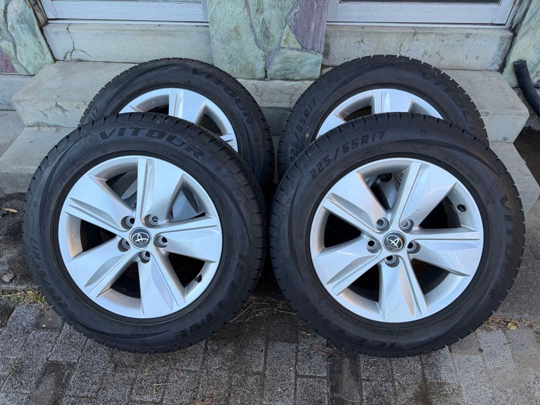 トヨタ　ハリアー　60純正　スタッドレスホイールセット 225/65R17