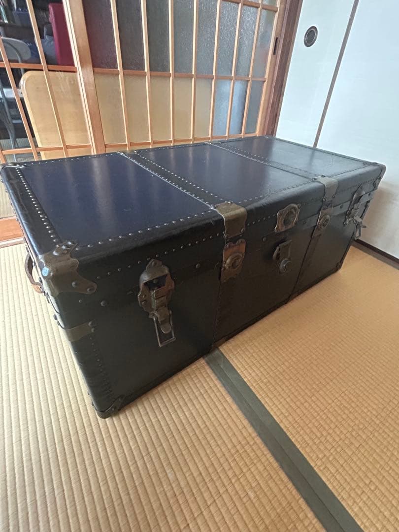 トランク　アンティーク　衣装ケース